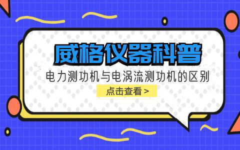 威格儀器科普-電力測功機與電渦流測功機的區(qū)別插圖